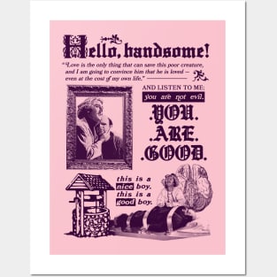 Hello, Handsome! Purple Posters and Art